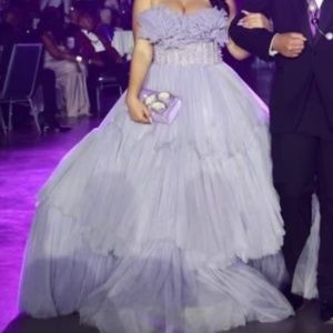 Tarik Ediz Gown Lilac size 8